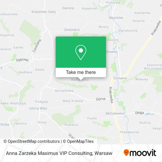 Anna Zarzeka Maximus VIP Consulting map