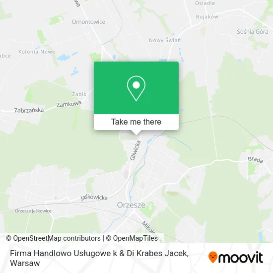 Firma Handlowo Usługowe k & Di Krabes Jacek map