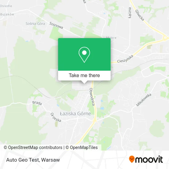 Карта Auto Geo Test