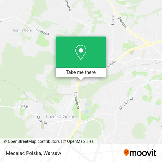 Карта Mecalac Polska