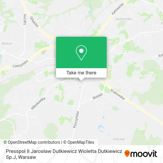 Карта Presspol II Jarosław Dutkiewicz Wioletta Dutkiewicz Sp.J