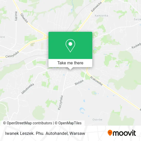 Карта Iwanek Leszek. Phu. Autohandel