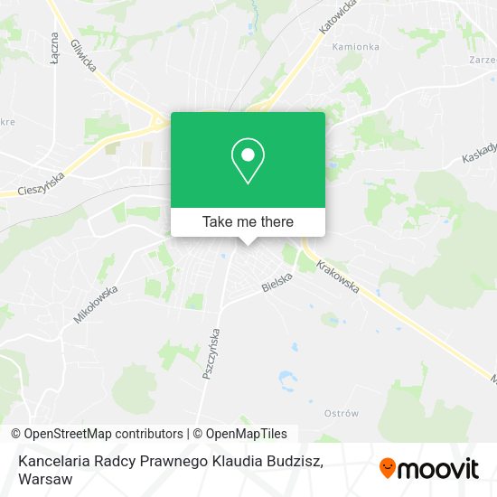 Kancelaria Radcy Prawnego Klaudia Budzisz map