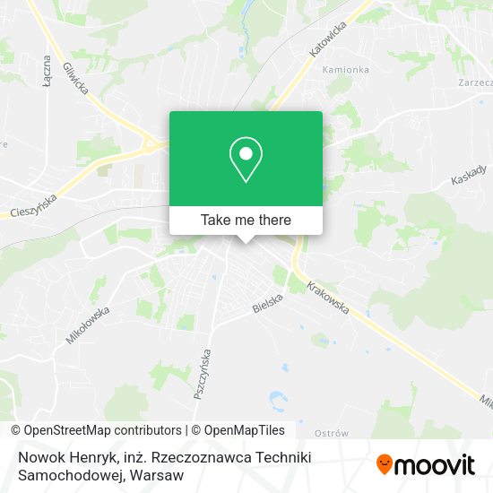 Nowok Henryk, inż. Rzeczoznawca Techniki Samochodowej map