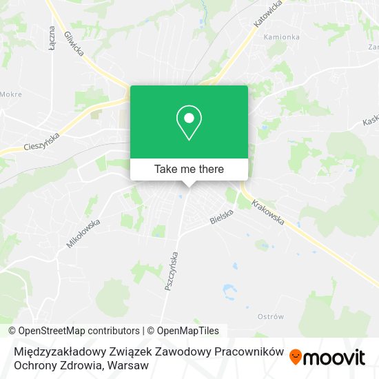 Międzyzakładowy Związek Zawodowy Pracowników Ochrony Zdrowia map