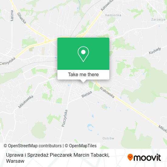 Uprawa i Sprzedaż Pieczarek Marcin Tabacki map