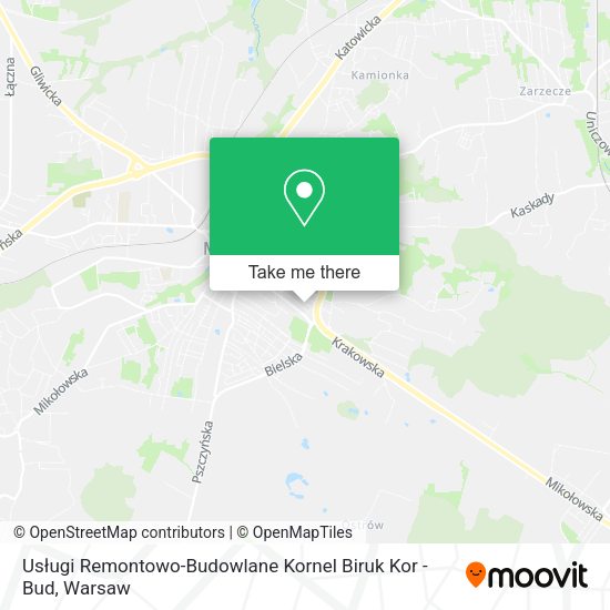 Usługi Remontowo-Budowlane Kornel Biruk Kor - Bud map