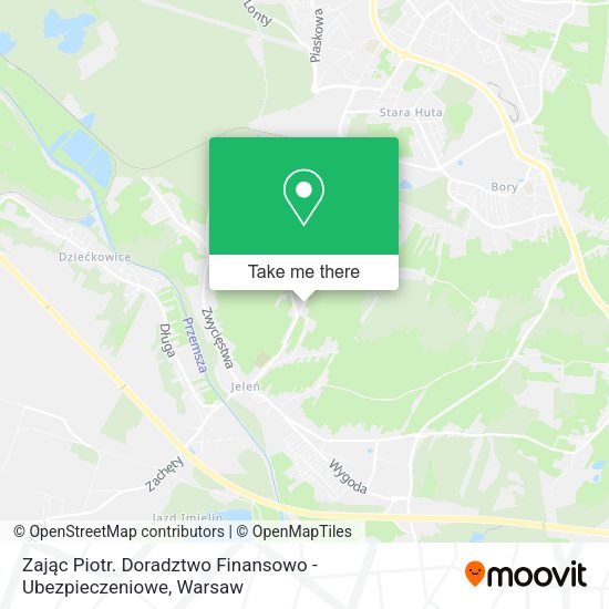 Zając Piotr. Doradztwo Finansowo - Ubezpieczeniowe map