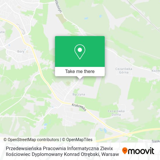 Przedewsieńska Pracownia Informatyczna Zlevix Ilościowiec Dyplomowany Konrad Otrębski map