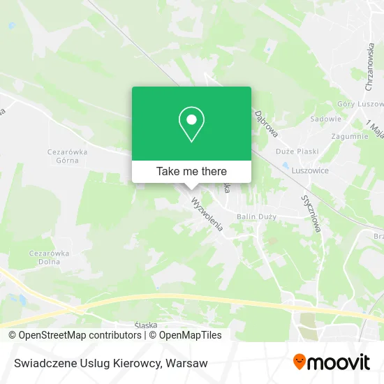 Карта Swiadczene Uslug Kierowcy