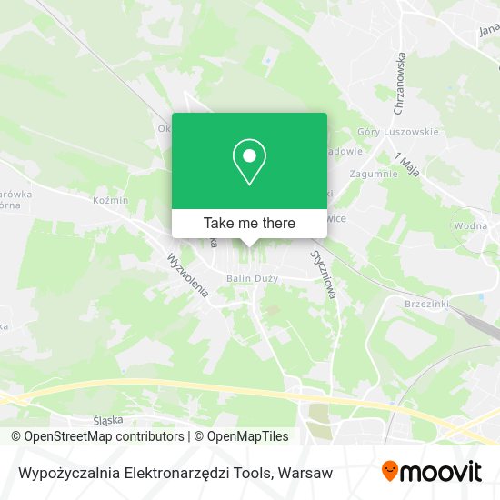 Wypożyczalnia Elektronarzędzi Tools map