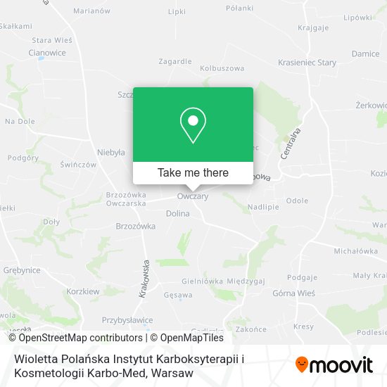 Wioletta Polańska Instytut Karboksyterapii i Kosmetologii Karbo-Med map