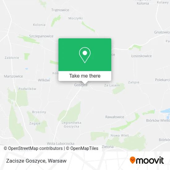 Карта Zacisze Goszyce