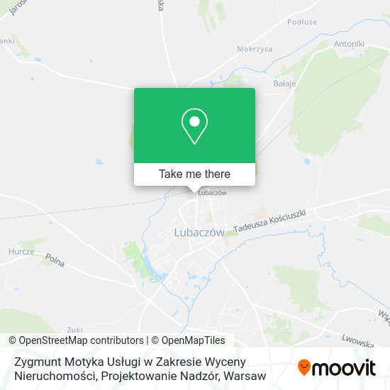 Zygmunt Motyka Usługi w Zakresie Wyceny Nieruchomości, Projektowanie Nadzór map