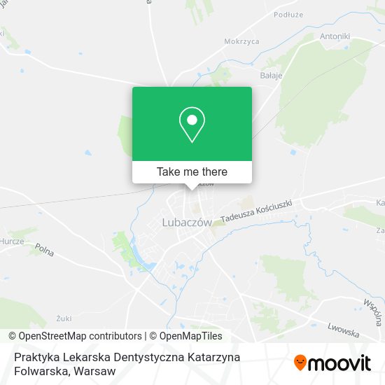 Praktyka Lekarska Dentystyczna Katarzyna Folwarska map