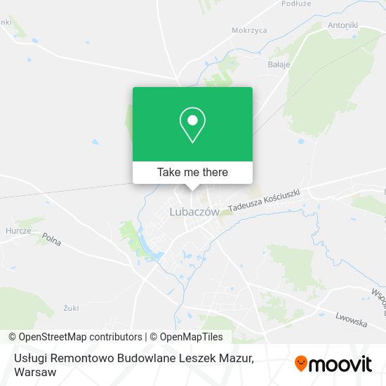 Usługi Remontowo Budowlane Leszek Mazur map