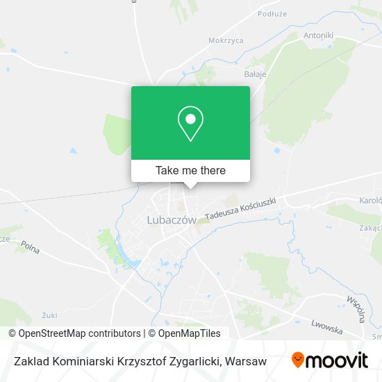 Zaklad Kominiarski Krzysztof Zygarlicki map