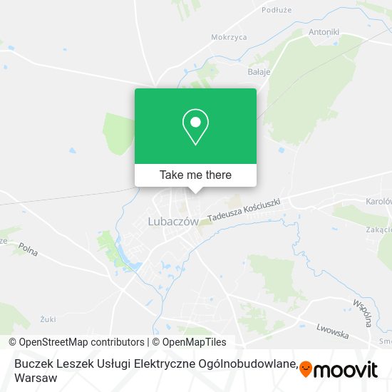 Buczek Leszek Usługi Elektryczne Ogólnobudowlane map