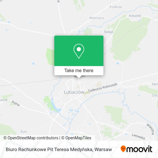 Biuro Rachunkowe Pit Teresa Medyńska map