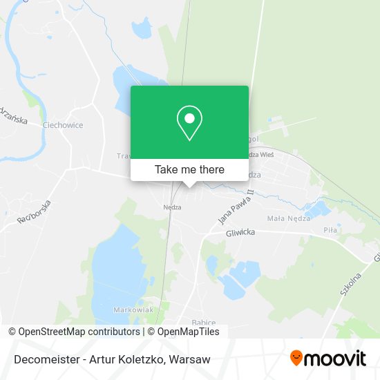 Decomeister - Artur Koletzko map