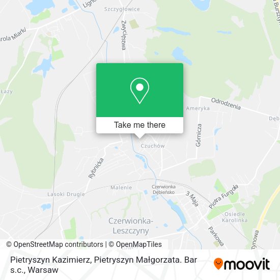 Pietryszyn Kazimierz, Pietryszyn Małgorzata. Bar s.c. map