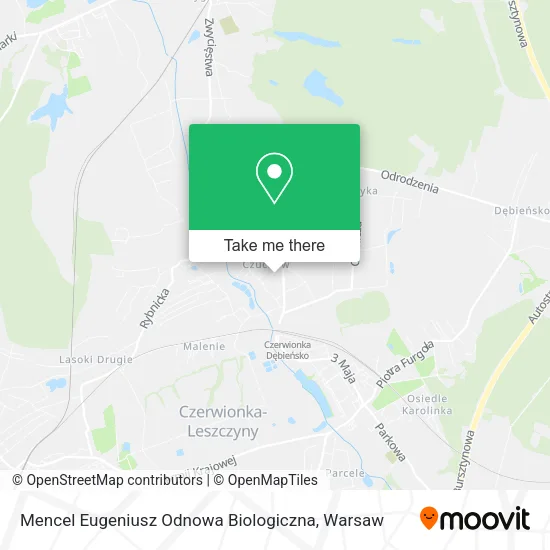 Карта Mencel Eugeniusz Odnowa Biologiczna