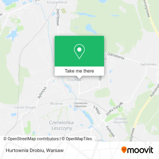 Hurtownia Drobiu map