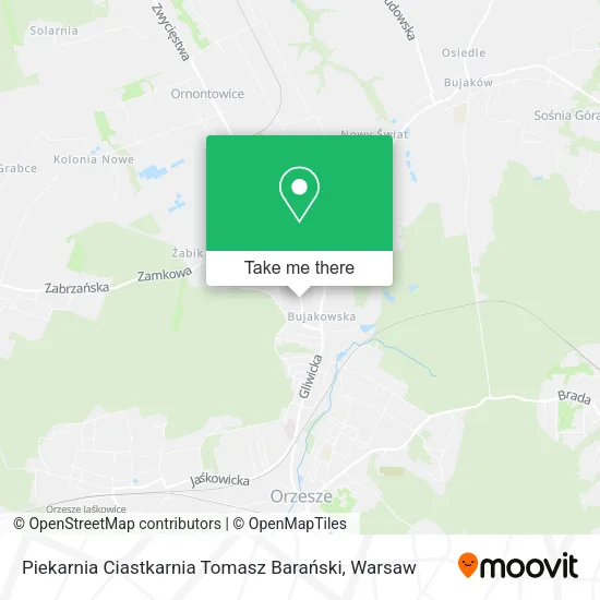 Piekarnia Ciastkarnia Tomasz Barański map