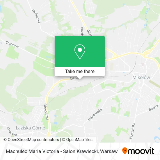 Карта Machulec Maria Victoria - Salon Krawiecki