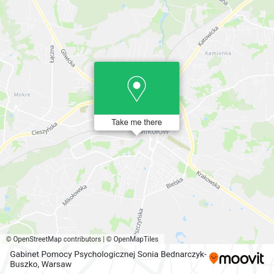 Gabinet Pomocy Psychologicznej Sonia Bednarczyk-Buszko map