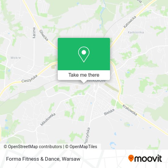 Forma Fitness & Dance map