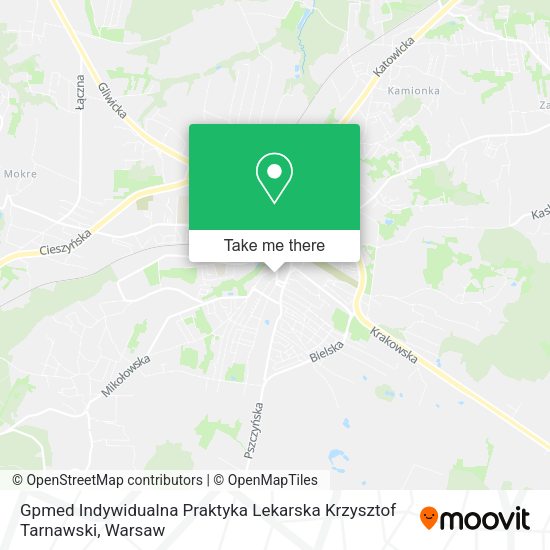 Gpmed Indywidualna Praktyka Lekarska Krzysztof Tarnawski map