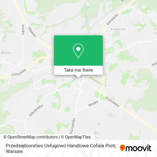 Przedsiębiorstwo Usługowo Handlowe Cofała Piotr map