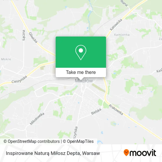 Inspirowane Naturą Miłosz Depta map