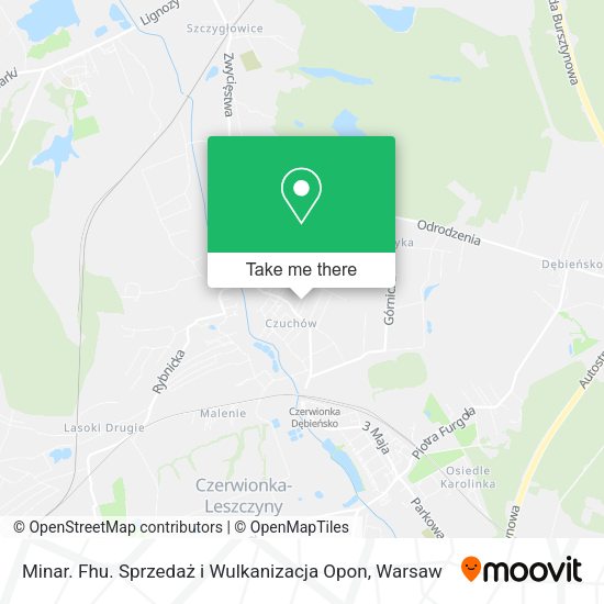 Minar. Fhu. Sprzedaż i Wulkanizacja Opon map