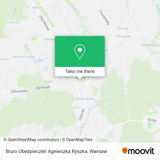 Biuro Ubezpieczeń Agnieszka Ryszka map