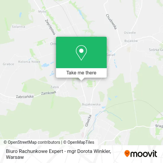 Карта Biuro Rachunkowe Expert - mgr Dorota Winkler