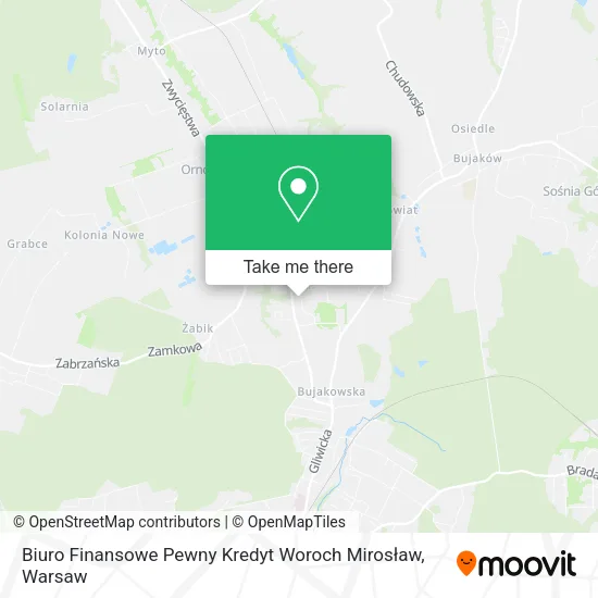 Карта Biuro Finansowe Pewny Kredyt Woroch Mirosław