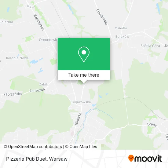 Pizzeria Pub Duet map