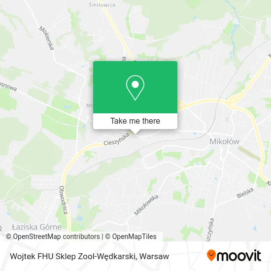 Карта Wojtek FHU Sklep Zool-Wędkarski