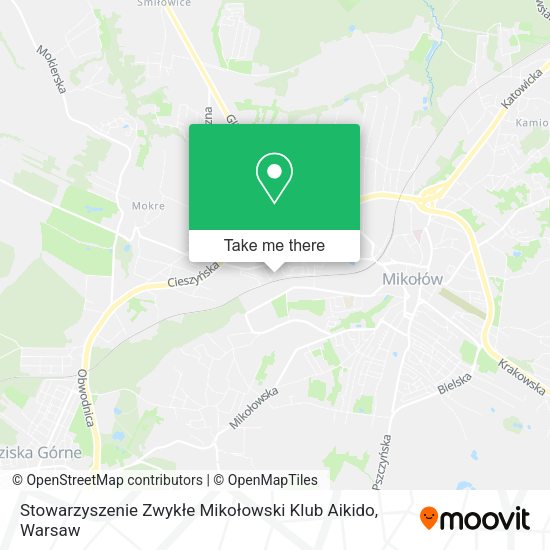 Stowarzyszenie Zwykłe Mikołowski Klub Aikido map