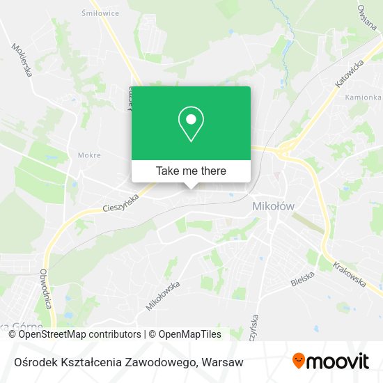 Ośrodek Kształcenia Zawodowego map