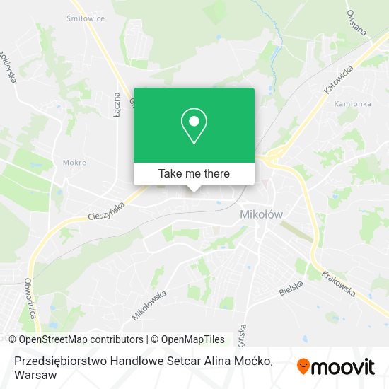 Przedsiębiorstwo Handlowe Setcar Alina Moćko map