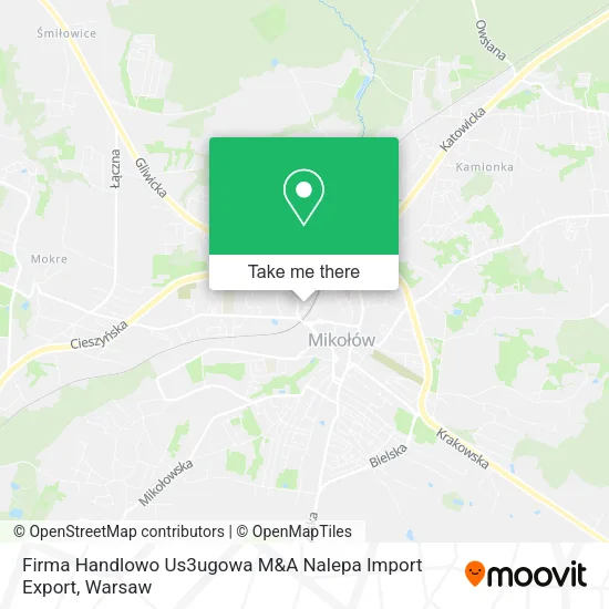 Карта Firma Handlowo Us3ugowa M&A Nalepa Import Export