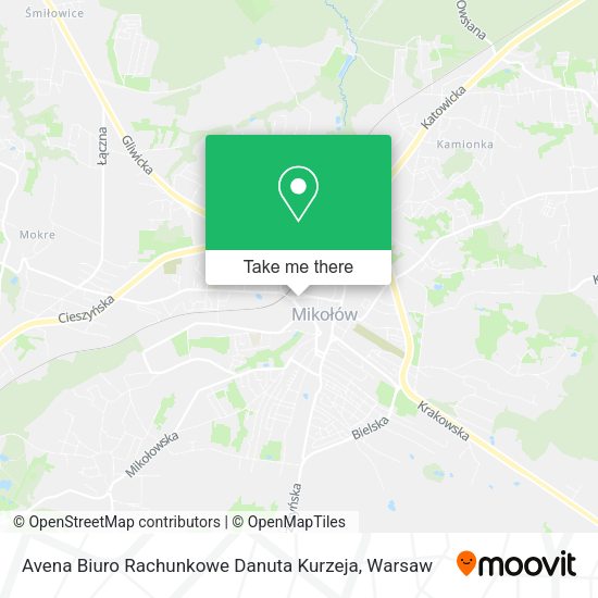 Avena Biuro Rachunkowe Danuta Kurzeja map