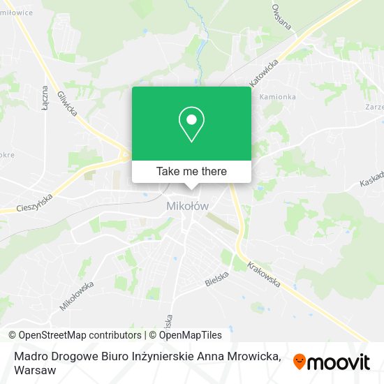 Madro Drogowe Biuro Inżynierskie Anna Mrowicka map