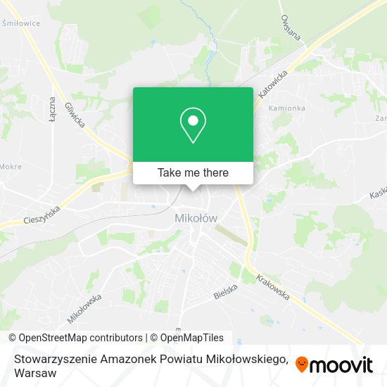 Stowarzyszenie Amazonek Powiatu Mikołowskiego map