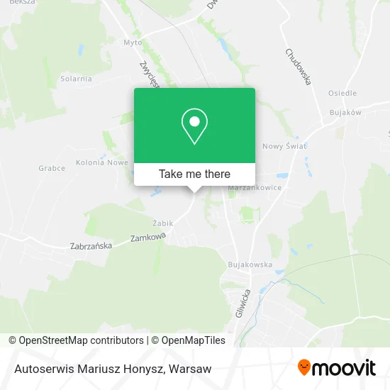 Карта Autoserwis Mariusz Honysz