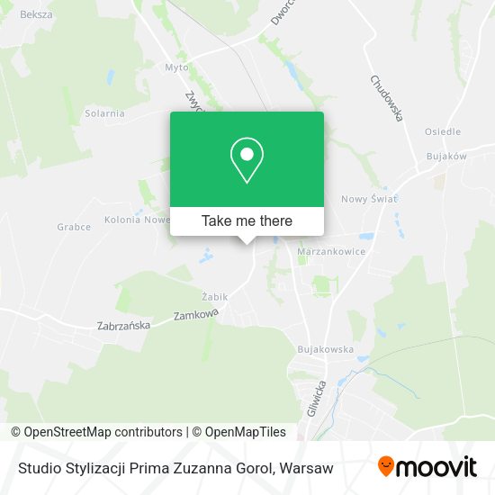 Studio Stylizacji Prima Zuzanna Gorol map