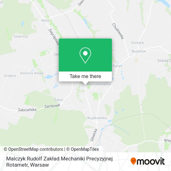 Malczyk Rudolf Zakład Mechaniki Precyzyjnej Rotametr map